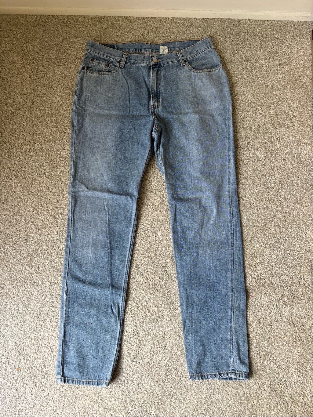 Levi's Vintage Straight Light Blue Denim Jeans